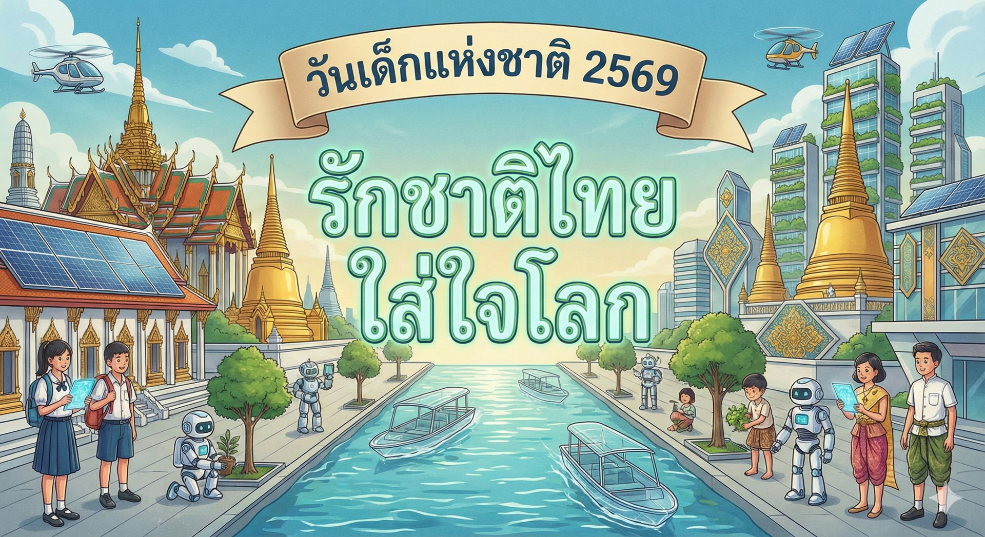 วิเคราะห์คำขวัญวันเด็ก ปี 2569 “รักชาติไทย ใส่ใจโลก”
